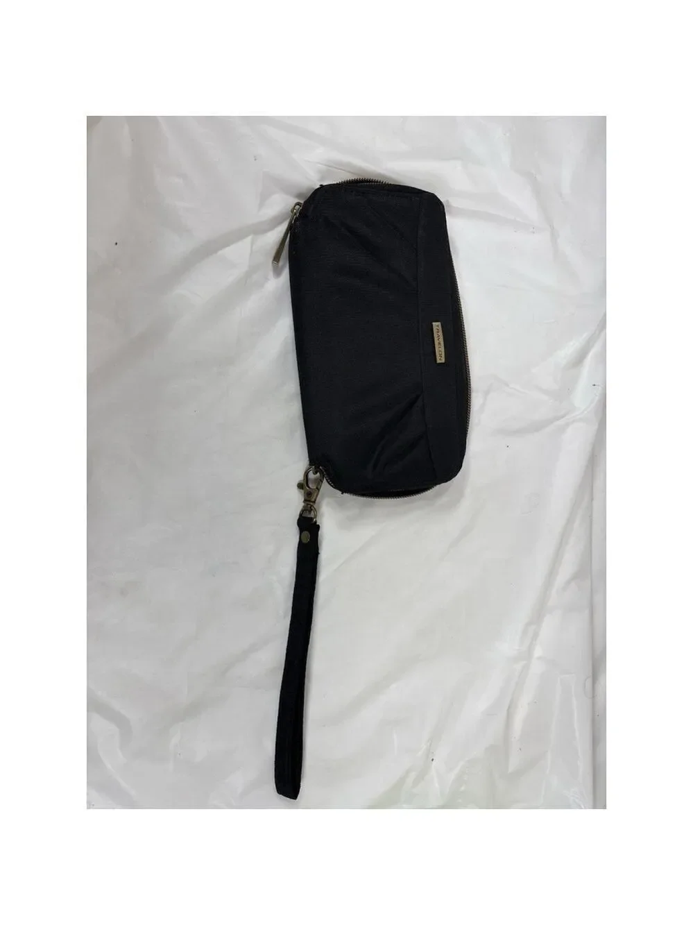 Travelon RFID Protection Wallet Wristlet Organizer Zip Around Black Clutch